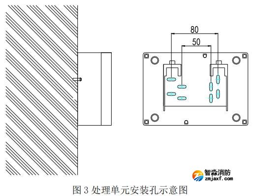 JTW-LD-GST85A纜式線型感溫火災(zāi)探測(cè)器安裝示意圖